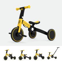 UONIBABY 4-in-1 Kid Tricycle Folding Children Bike Baby Balance Scooter Baby Stroller for 1-6 Years Old