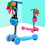Children's Folding Scooter Adjustable Handlebar 4 LED Wheel Self Balancing Scooters 1