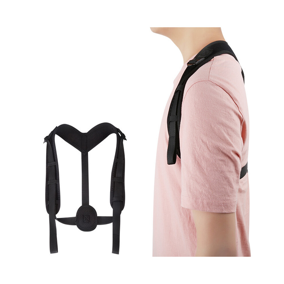 IPRee Polyester Adjustable Posture Corrector Back Support Humpback Correction Belt Sports Strap