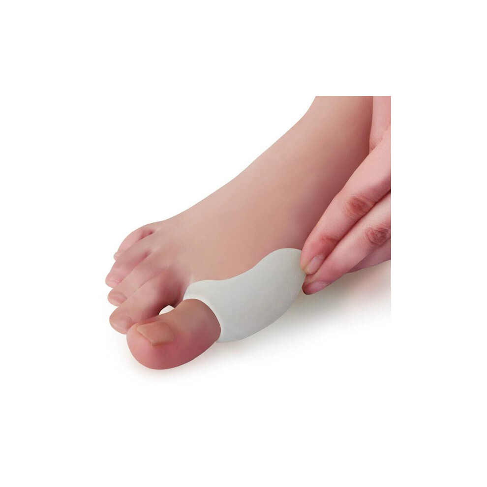 IPRee 1 Pair Toe Straightener Corrector Foot Fingers Protector Silicone Thumb Valgus Protective