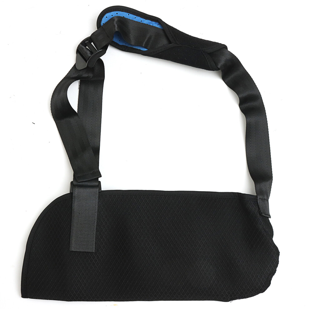 Black Adjustable Elbow Arm Fracture Sling Shoulder Support Shoulder Immobilizer Sprain Support Strap Protector