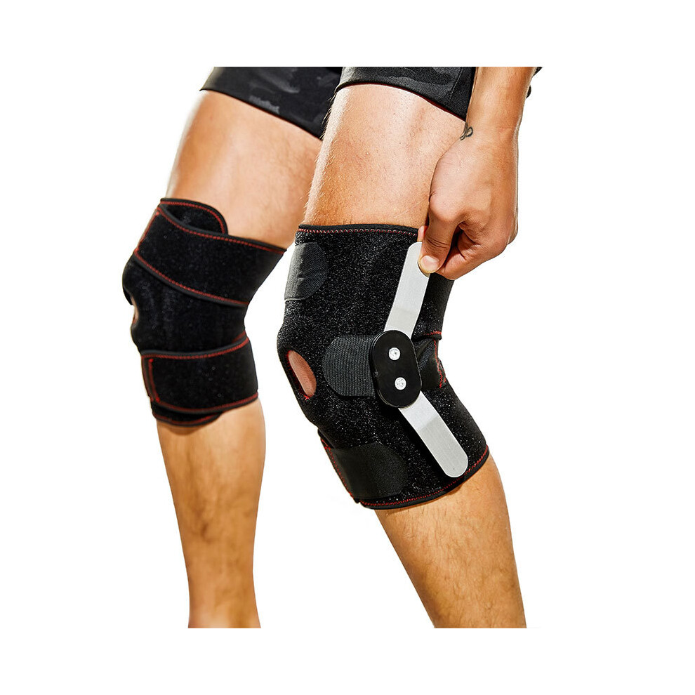 Black Kaload Adjustable Sports Elastic Knee Pad Basketball Support Guard Knee Brace