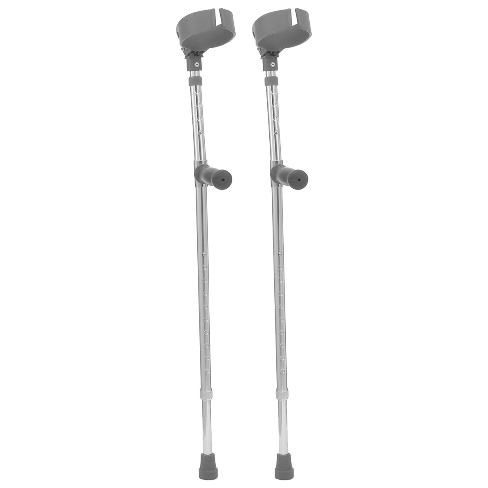 Aluminum Adjustable Walking Aid Lightweight Forearm Crutch Arm Cuff Crutches