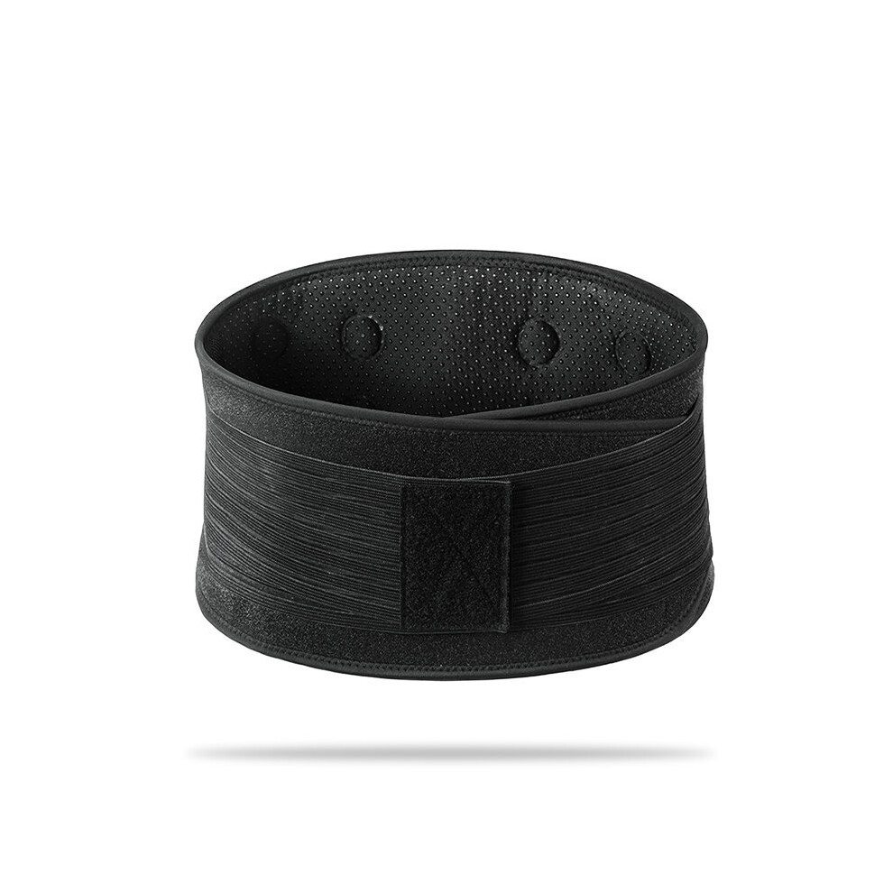 Black Kaload Tourmaline Self-Heating Waist Belt Far Infrared Magnetic Therapy Heating Fitness Brace