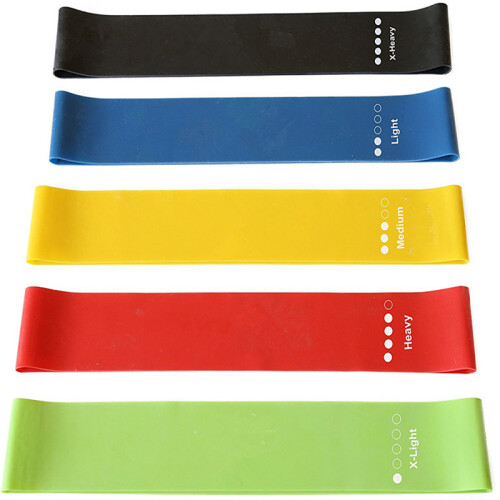 KALOAD Resistance Loop Fitness Exercise Bands with Instruction Guide Carry Bag Fit Simplify 1