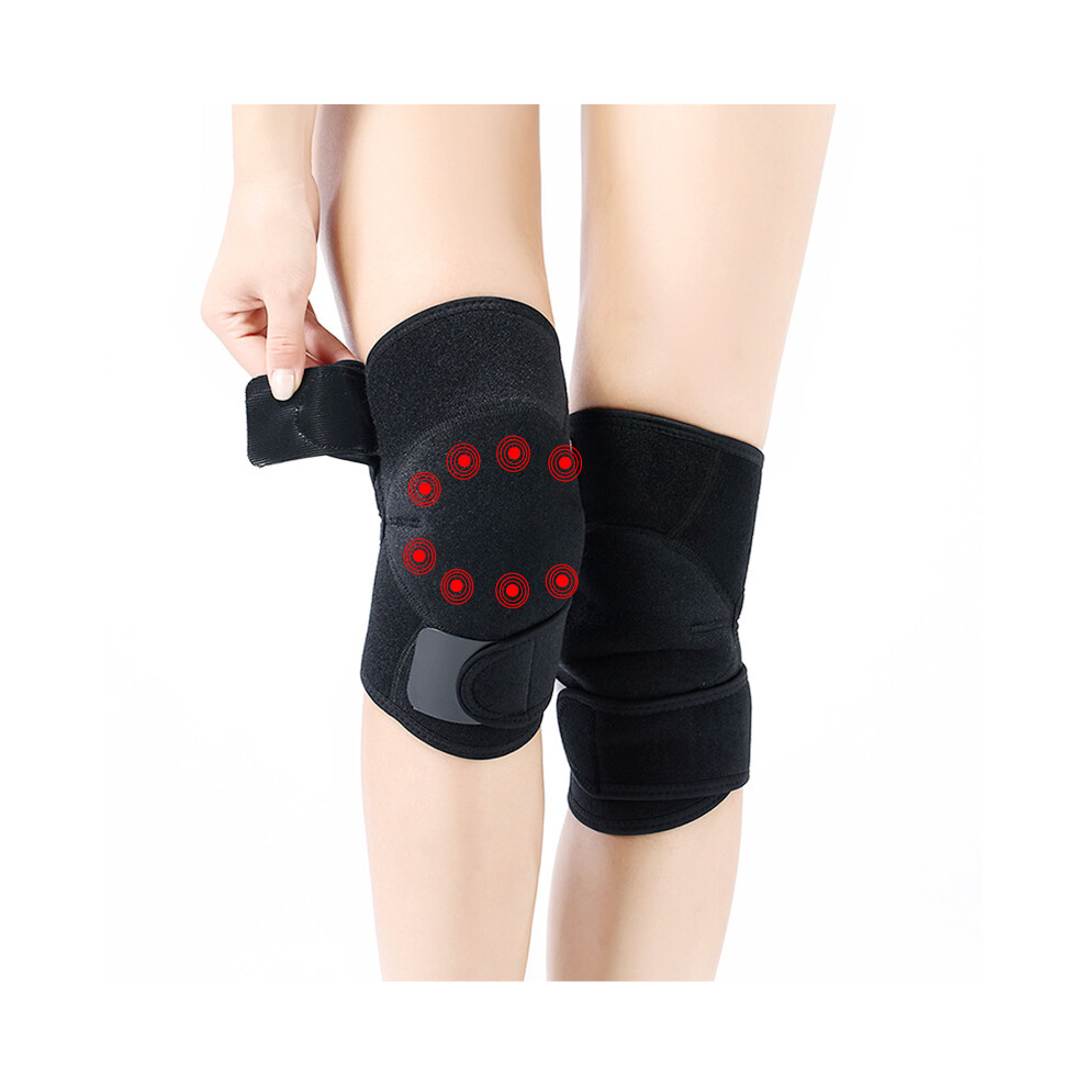 Black Kaload Tourmaline Self-Heating Knee Pad Far Infrared Magnetic Therapy Spontaneous Heating Fitness