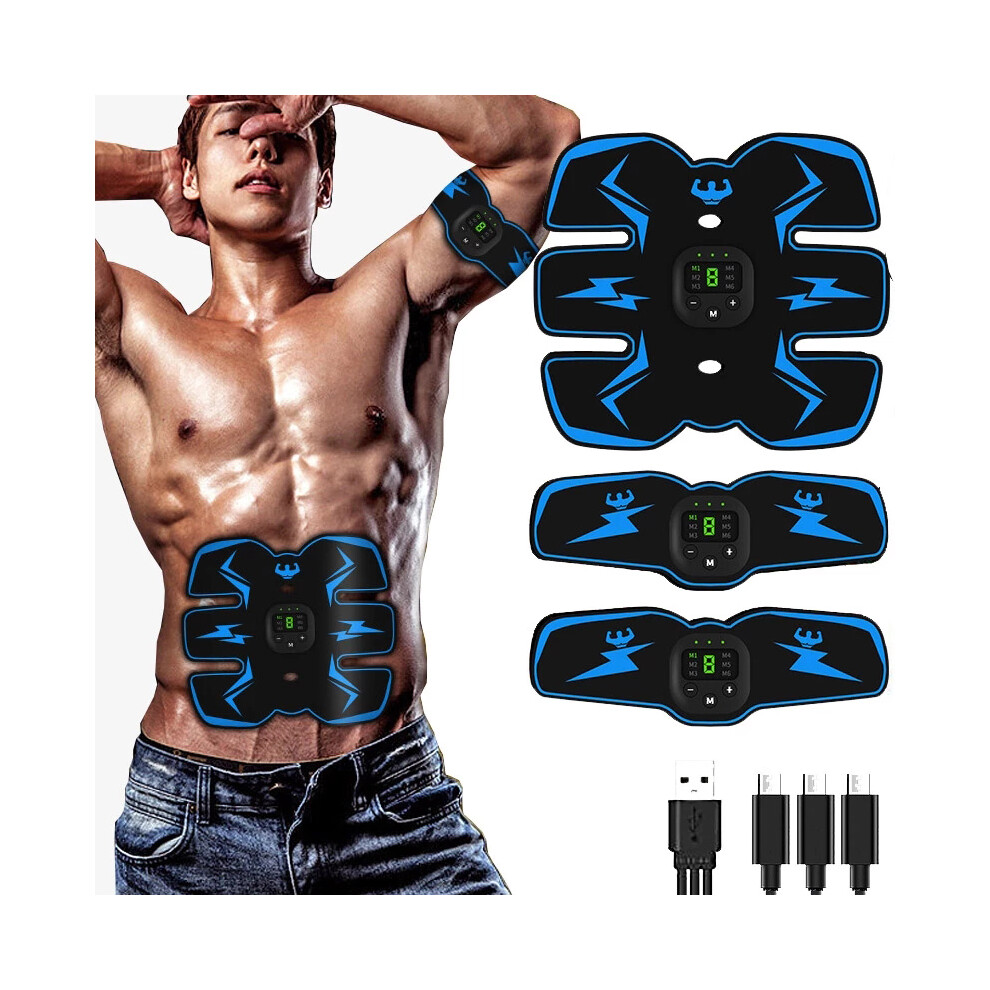 EMS Wireless Digital Display Abdominal Arm Muscle Stimulator Smart Electric Six-pack Abs Trainer Fitness Hips Trainer-image-OPC-PBZ9F88-NEW