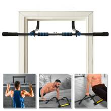 SGODDE 85CM Adjustable Door Frame Pull Up Bar 100KG Pull-Up Bar Without Screws Robust with Foam for Upper Body Workout Fitness Home Training