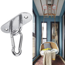 Stainless Steel Heavy Duty Swing Hook Yoga Hammock Chair Hooks Fitness Accessories