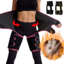 3-IN-1 Waist Shaping Belt Body Shaper Sauna Elbow Pads Waistband Corset Leg Hip Thigh Trainer Trimmer Home Fitness Tools