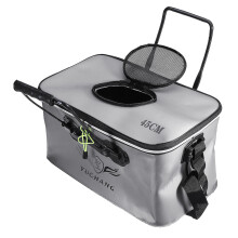 ZANLURE Portable EVA Fishing Bag Collapsible Fishing Bucket Live Fish Box Water Container Pan Basin Tackle Storage Bags For Fishing Camping