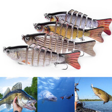 ZANLURE 10cm 15g Corrosion Resistant Freshwater And Seawater Universal Simulation Bait Multi-section lures Submerged Fishing Lures Fishing Lures