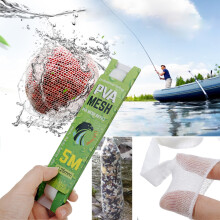 ZANLURE 25/37/44x5m PVA Coarse Bait Wrap Bags Water Dissolving Narrow Refill Fishing Net Feeder Lures Mesh Fishing Tackle