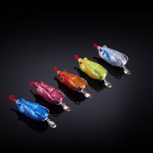 ZANLURE 5cm Trout Fishing Lure Tassels Hooks Lures Soft Bass Baits Fishing Tackle