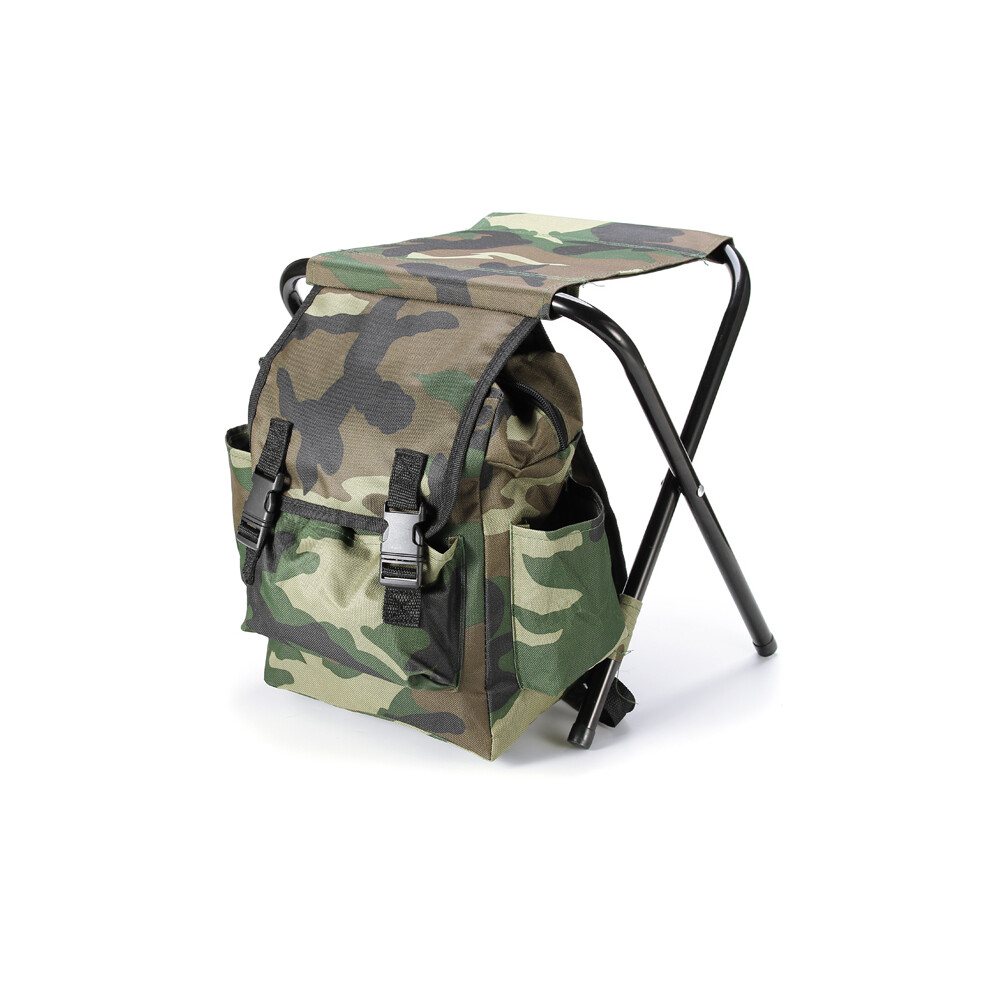 Fishing Chair Outdoor Portable Folding Stool Backpack Portable Folding Fishing Chair Backpack