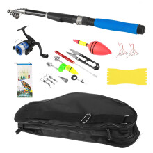 ZANLURE 2.1m Fishing Rod Reel Combo Kits Spinning Pole Set Lure Bag Fishing Tackle