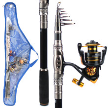 ZANLURE 2.7m/3.3m 3000 Reel Carbon Telescopic Fishing Rod Reel Combo Sea Fishing Suit