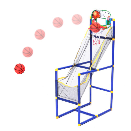Children Indoor Outdoor Basketball Set Backboard Basket Ball