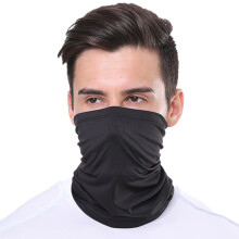 PODOM UV Protection Ice Silk Cooling Scarf Windproof UV Protection Neckerchief Face Mask Headscarf for Outdoor Motorcycle Cycling
