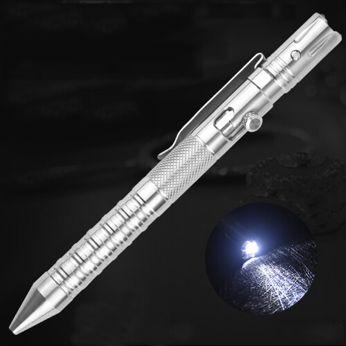 KALOAD P8 Titanium Alloy LED Tactical Pen Broken Window Hammer Survival Pen Emergency Safe Security Tool 1