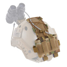 Tactical Pouch MK2 Helmet Counterweight Battery Pouch NVG Battery Carrier Universal Accessory Bag for Airsoft Hunting Outdoor Sports