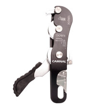CAMNAL Aluminum Alloy Climbing Stop Slow Descender Self Braking 150kg Bearing Load for 10-12mm Rope