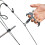 Archery Bow Release 3/4 Finger Grip Thumb Caliper Trigger Automatic Closure Dispenser 1