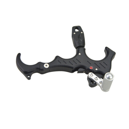 Archery Bow Release 3/4 Finger Grip Thumb Caliper Trigger Automatic Closure Dispenser 2