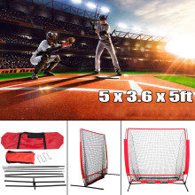 5x5' Baseball Practice Net Folding Indoor Outdoor Training Net Sport for Hitting Pitching Batting Fielding Practice