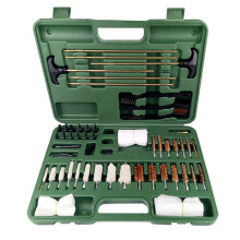 Universal Cleaning Kit Hunting Shot Rifles Airgun Cleaning Kit Set with Case Travel Size Portable Metal Brushes