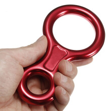 IPRee 30KN Climbing Rappel Dscender Eight Ring Aluminum Outdoor Mountaineering