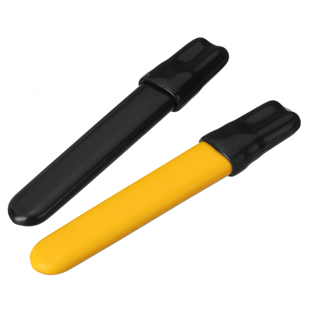1Pcs Yellow/Black Outdoor Knife And Scissors Dual-Purpose Sharpener Garden Scraper Sharpener Quick Sharpener Quick Sharpener - Black 623414306300