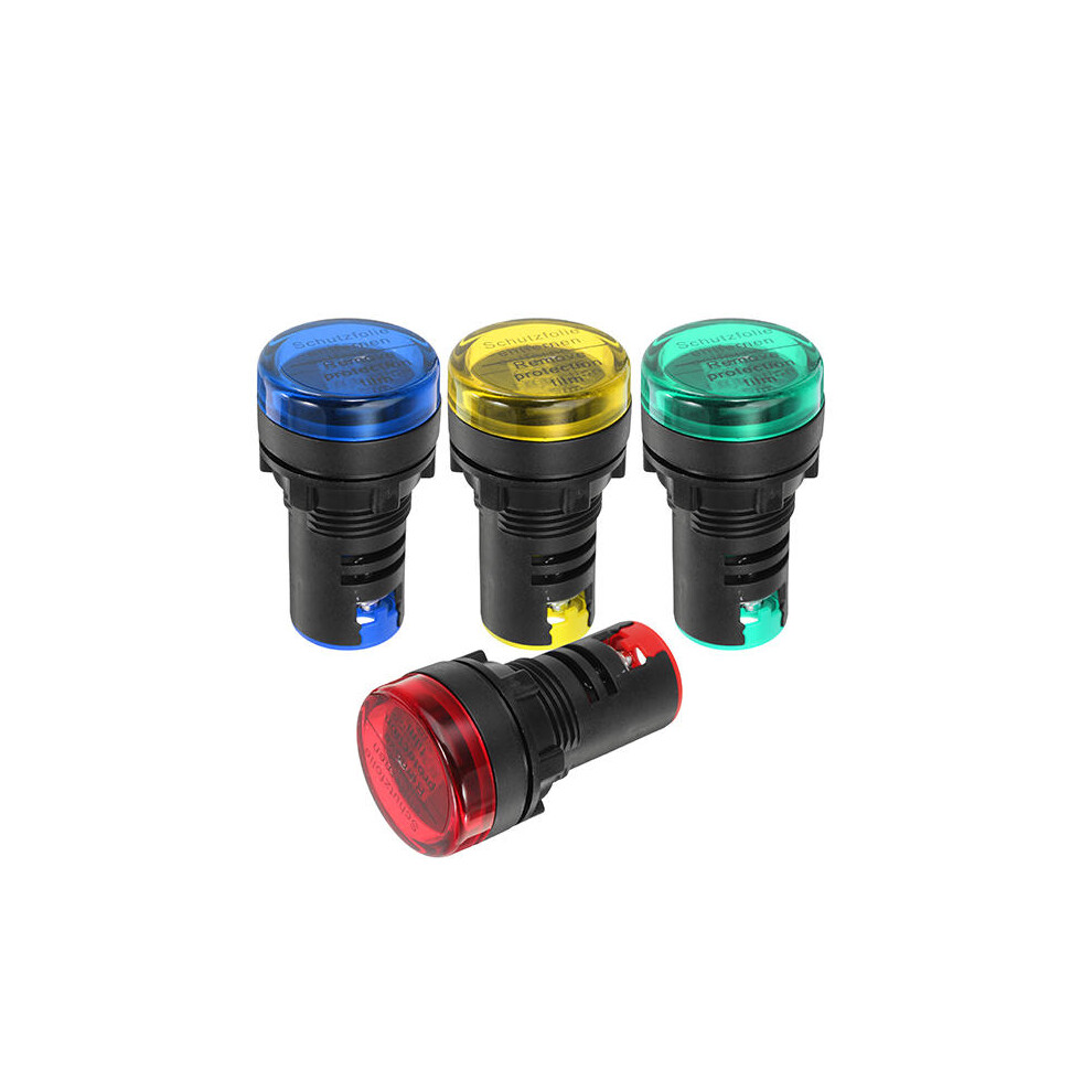 Machifit 4Pcs 22Mm Ac 20-500V Digital Ac Voltmeter Voltage Meter Gauge Digital Display Indicator 623414311212