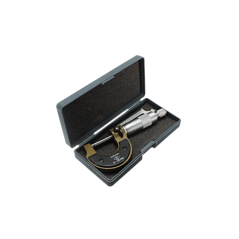 Daniu 0-25Mm 0.01Mm Metric Diameter Micrometer Gauge Caliper Tool 623414313964