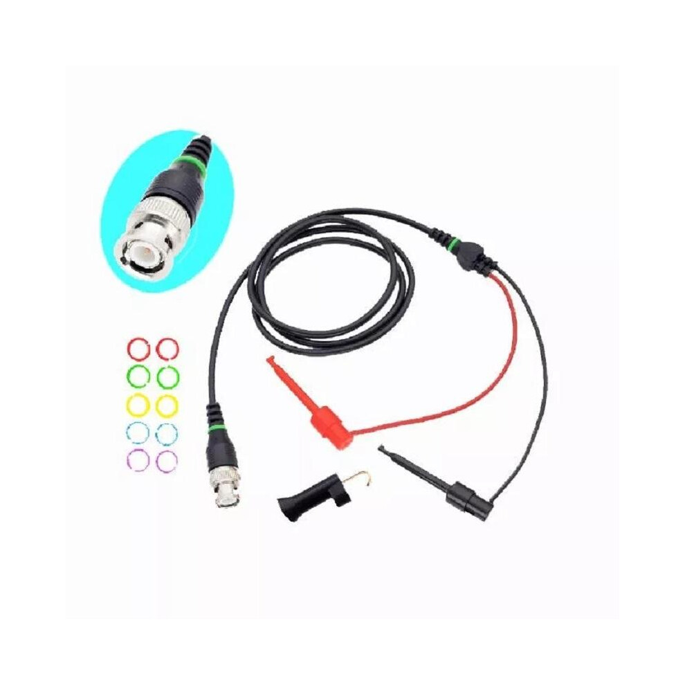 5Pcs Y104x 1.1M Bnc To Test Hook Cable Q9 Oscilloscope Test Probe Leads 623414314183