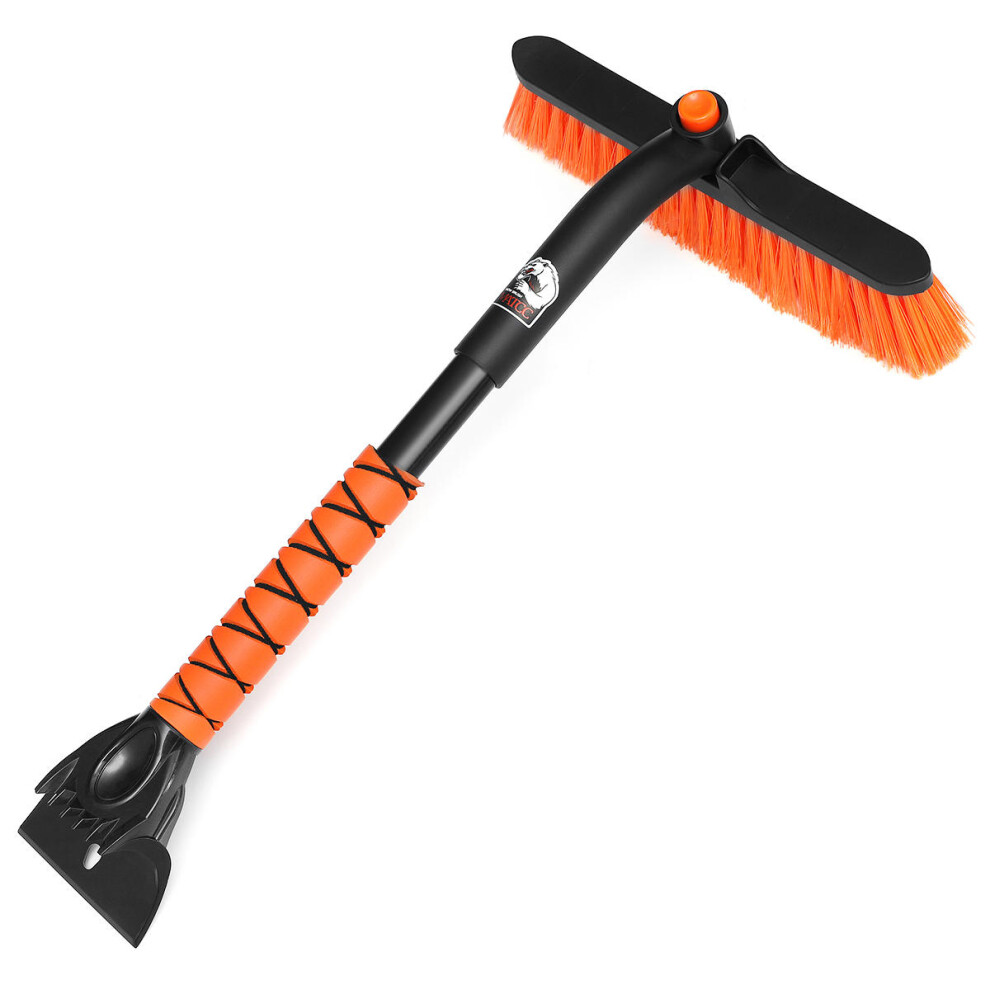 Car Snow Brush Removal Extendable With Squeegee And Ice Scraper Detachable Snow Mover Cleaning For Windshield Windows 623414315586