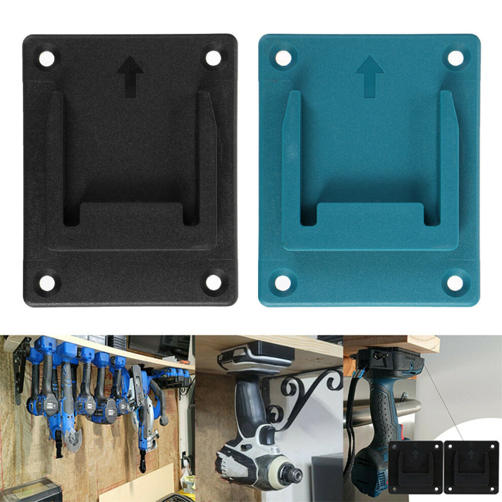 5Pcs Tools Storage Mount Hanger Holder Bracket For Makita 18V Lxt Bosch 18V - Blue 623414315647