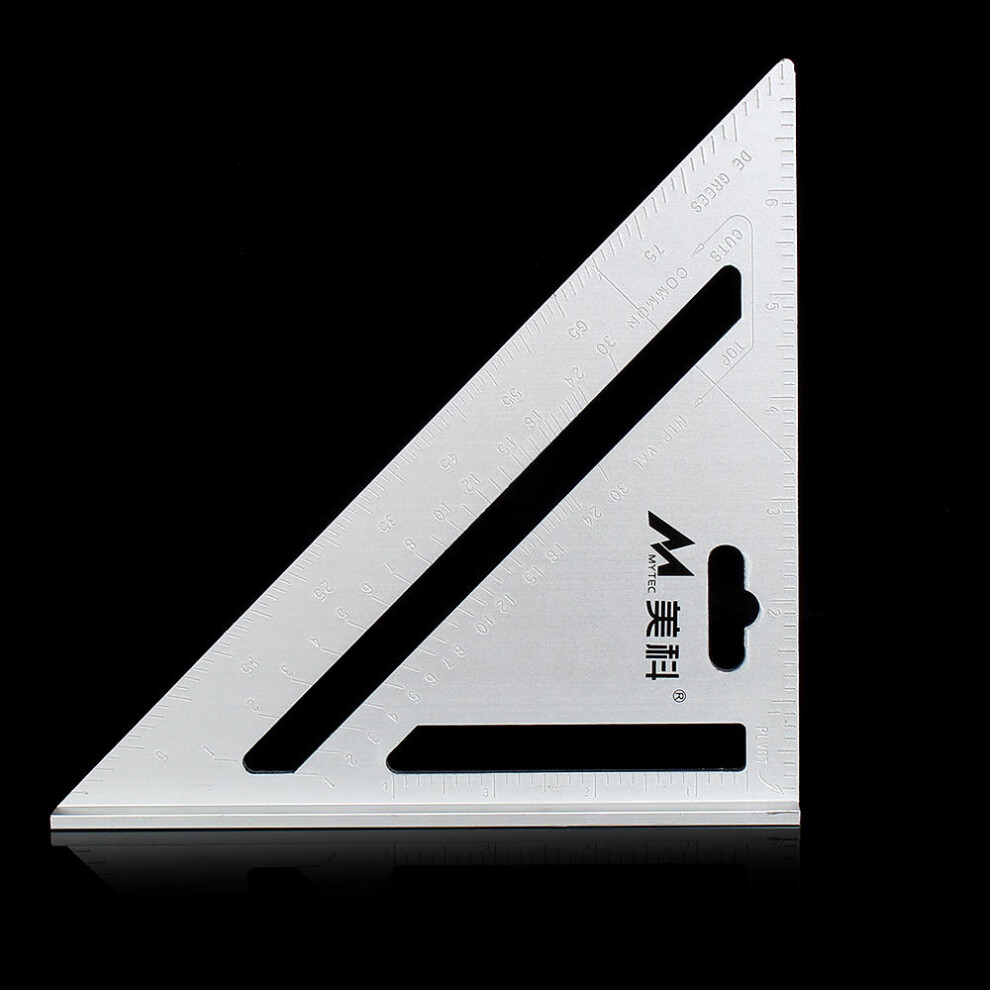 Aluminum Alloy 7 Inch Speed Square Layout Tool Rafter Triangle Ruler Woodworking Carpenters Marking Tool 623414316743