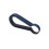 AOTDDORâ EDC 60mm Blue Quick Release Keychain Titanium Alloy Mini Key Ring 3