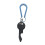 AOTDDORâ EDC 60mm Blue Quick Release Keychain Titanium Alloy Mini Key Ring 4