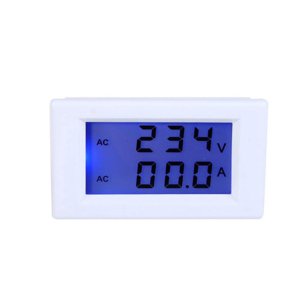 D85-2041 Lcd Display Digital Ac100-300V 50A Ammeter Voltmeter Meter Tester Amp Panel Meter With Blue Blacklight 623414321204