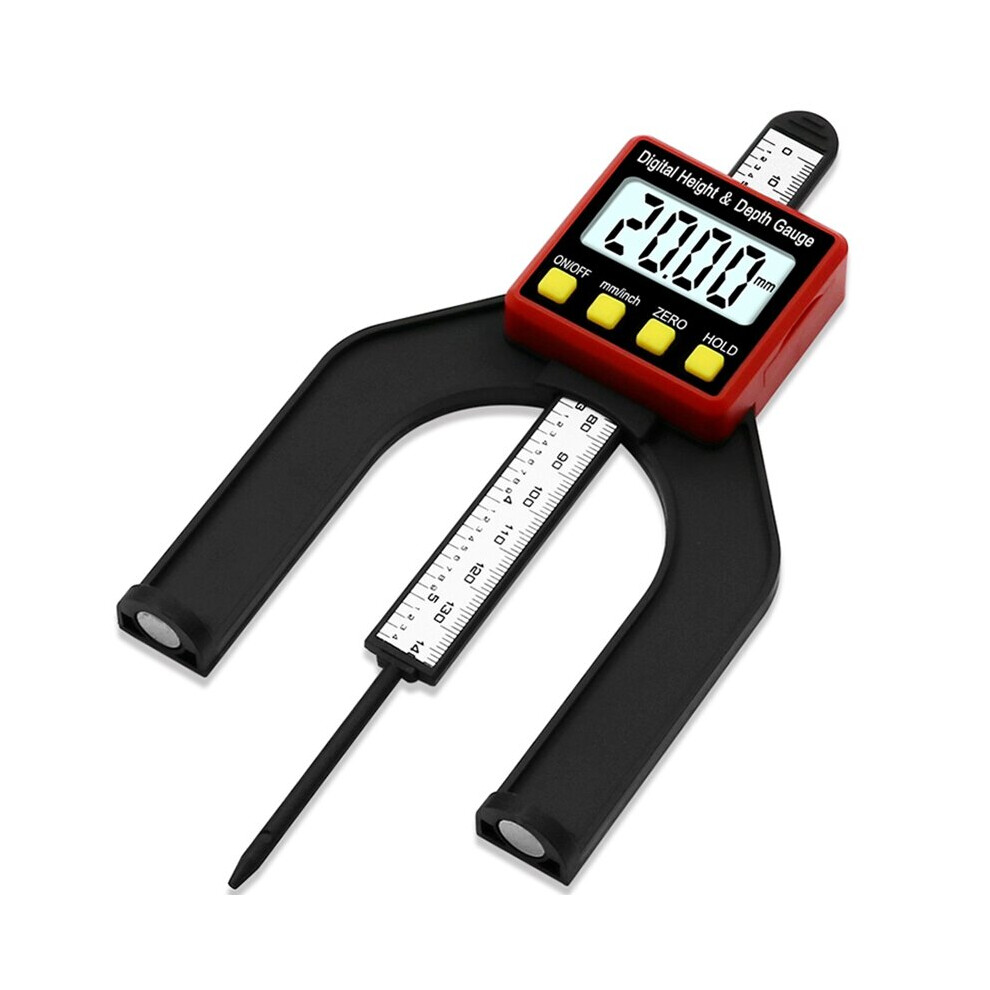 0-80Mm Lcd0.01mm Digital Height Depth Counting Depth Gauge Woodworking Depth Gauge Altimeter Woodworking Ruler Digital Caliper 623414318396