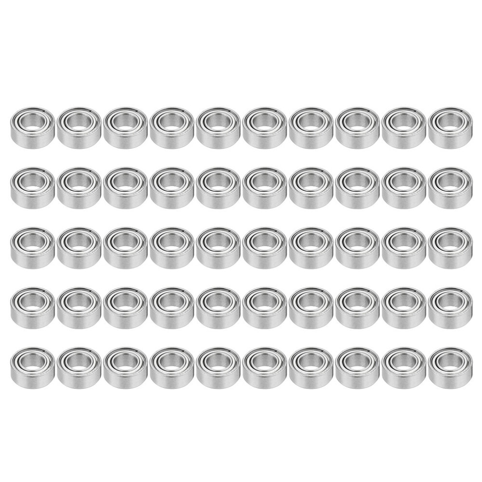 50Pcs 5X10x4mm Metal Sealed Shielded Deep Groove Ball Bearing Mr105zz 623414318259