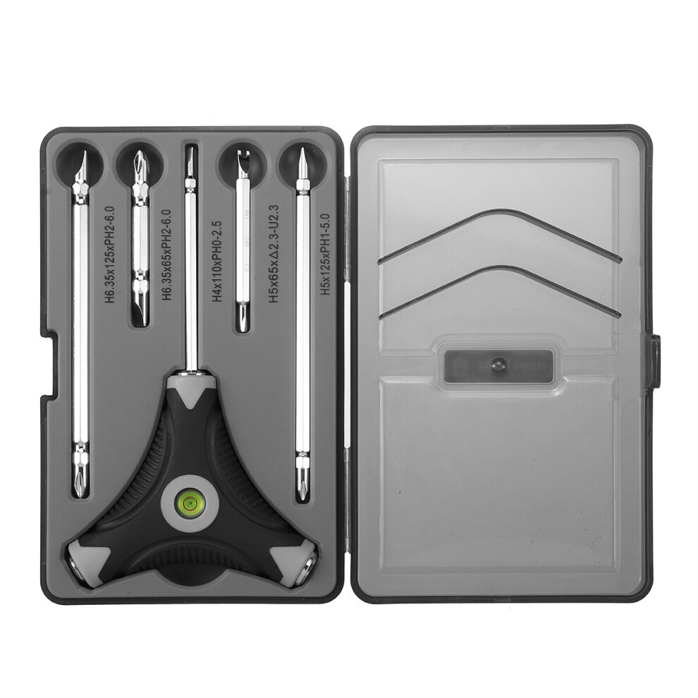 10 In 1 Household Precision Screwdriver Set With Spirit Level Strength Saving Structure Screw Driver Repairs Tool 623414320238