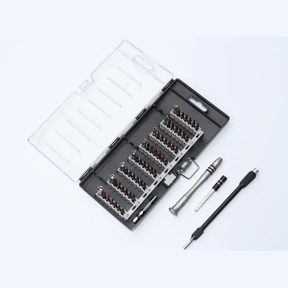 60 In 1 Screwdrivers Set Mobile Phone Digital Product Toy Camera Laptop Desktop Repair And Disassembly Tool - Black 623414317856