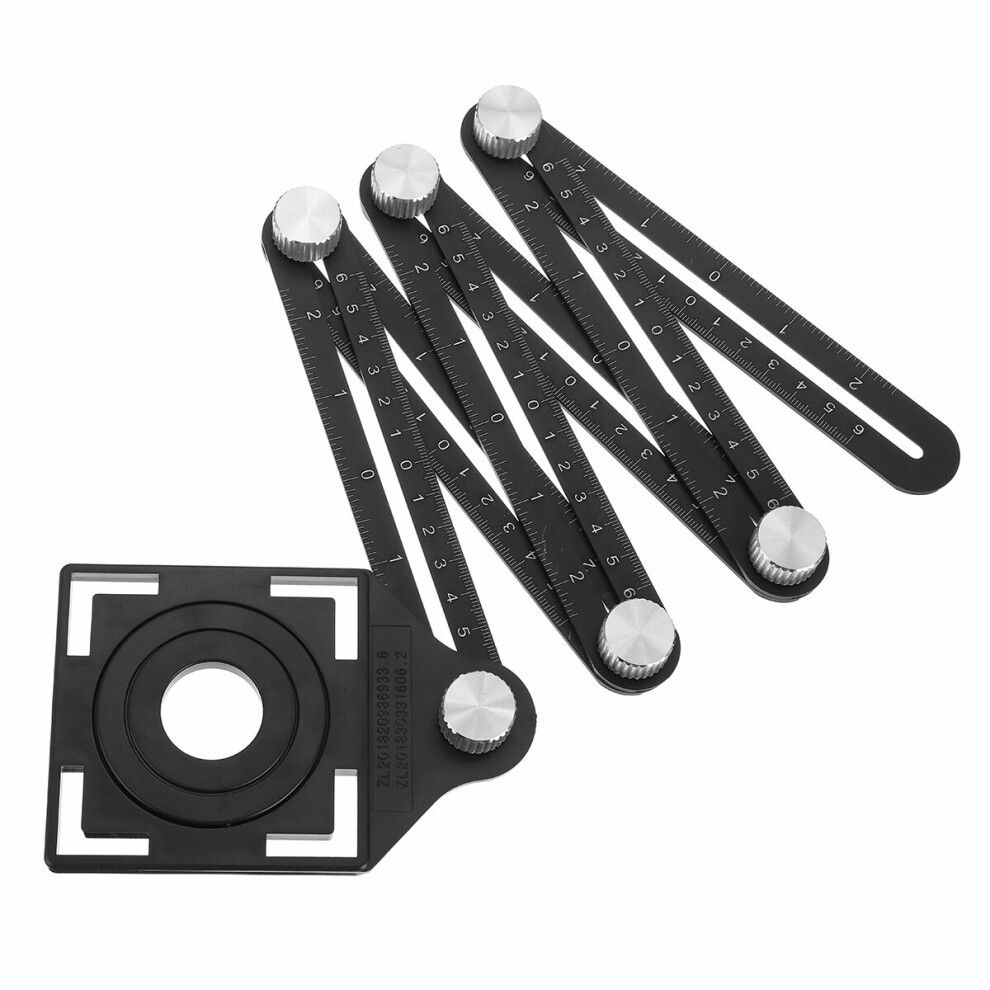 Aluminum Alloy Universal Six-Sided Angle Measuring LocatorMeasuring Ruler 623414319010