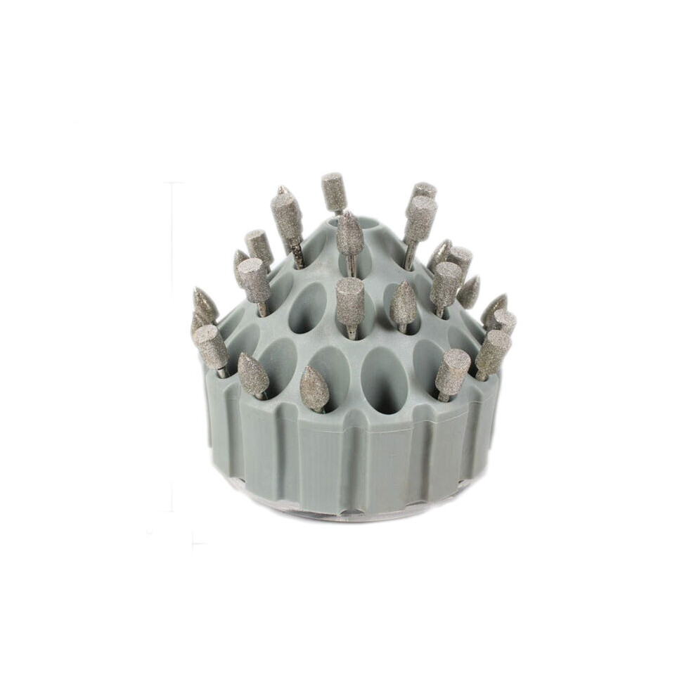 360-Degree Rotating Storage Tool Box Drill Bit Electric Grinding Accessories Storage Twist Drill Storage Box - Green 623414319492