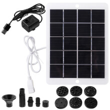 120L/H Solar Power Water Pump Aquarium Fountain Pool Garden Pond Submersible Pump