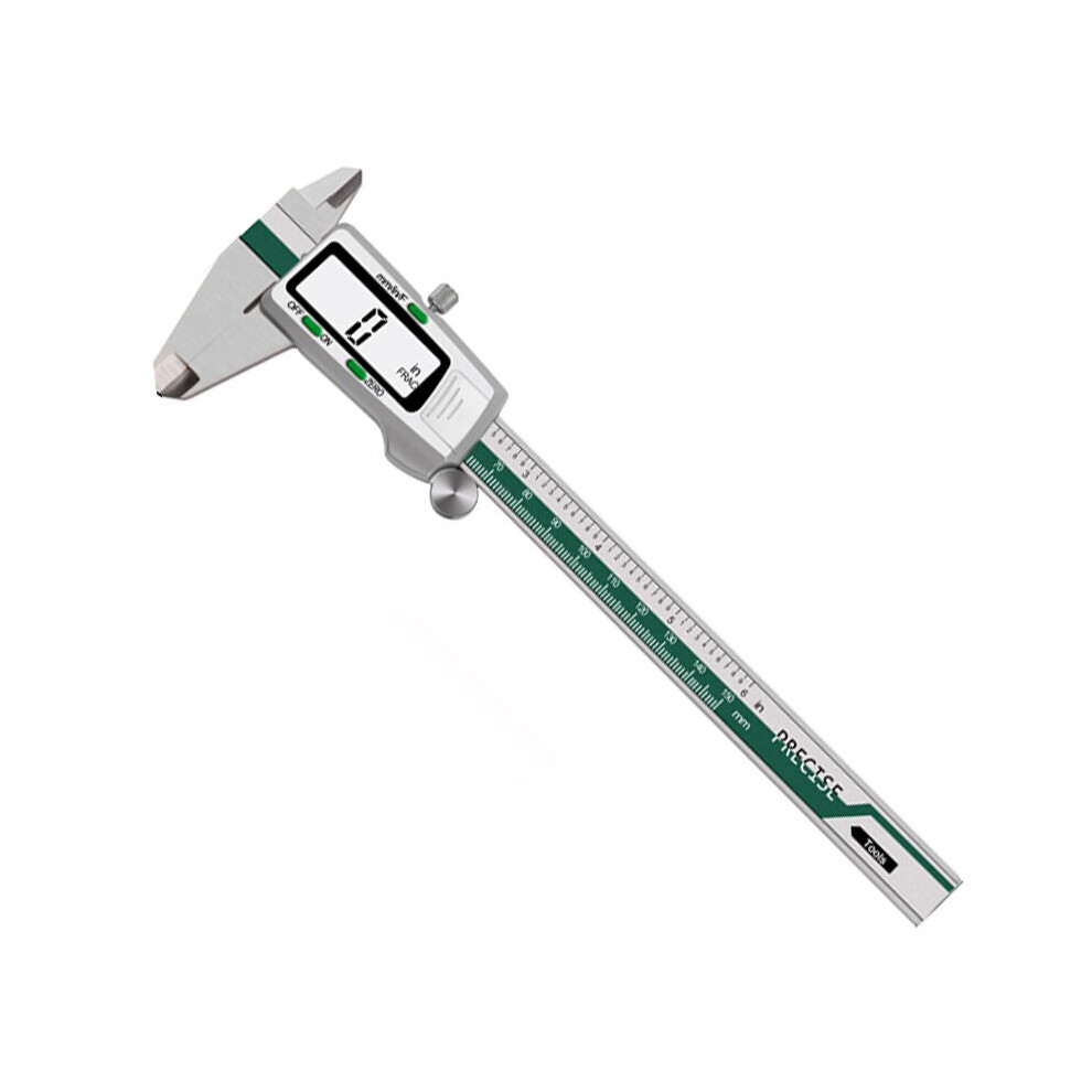 Daniu Digital Stainless Steel Caliper 150Mm 6 Inches Inch/Metric/Fractions Conversion 0.01Mm Resolution With Box 623414322812