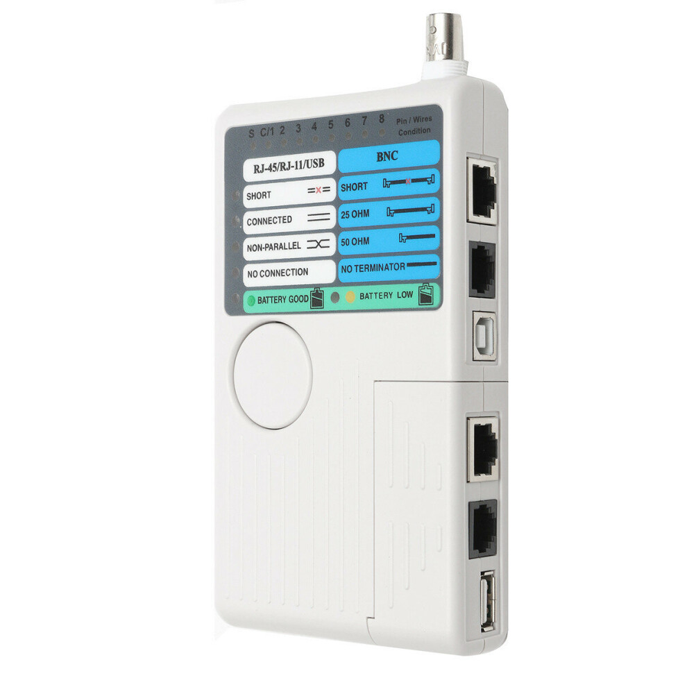 4 In 1 Network Cable Tester Rj45/Rj11/Usb/Bnc Lan Cable Cat5 Cat6 Wire Tester 623414324748